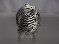 2002 CSP Pewter Christmas Ornament